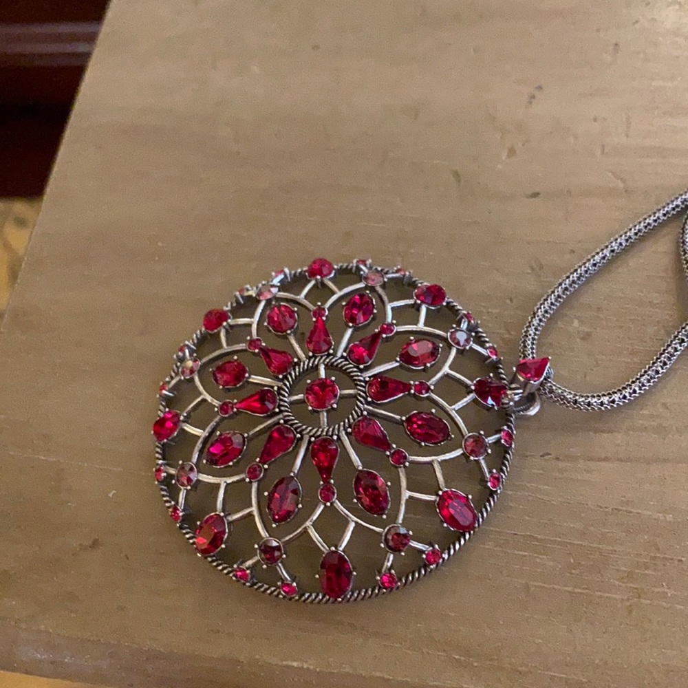 Brighton circle medallion necklace. NWT